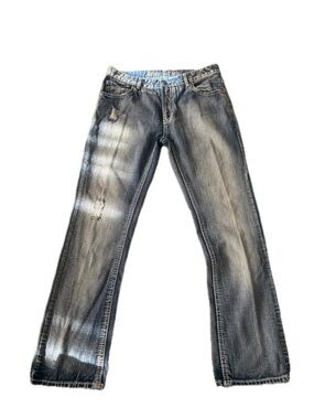 Urban Heritage Men's Bootcut Jeans in Faded Blue